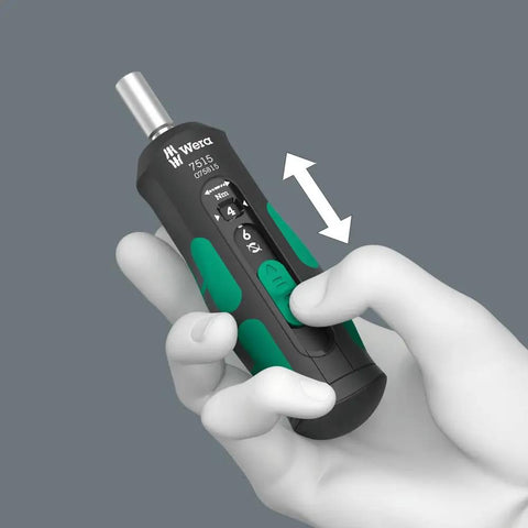Hand adjusting Kraftform Safe Torque Speed Torque Screwdriver With Quick Torque Adjustment And Lockable Torque Setting, Bidirectional Control
