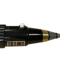 Pro PH And Moisture Soil Tester 2 In 1 Meter for Home Garden, Yard Care, and Sod Growers, side view showing probe and dial
