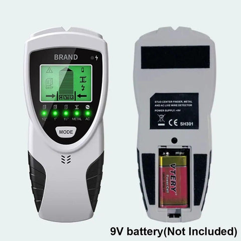 Straight Up Reliable Wall Scanner With Bright Led Backlit Panel For Nailing Wooden Studs Hidden Copper Pipes Live Ac Cables And Steel Metal Inside Drywall Knock Out Renovations Like A Pro Fast