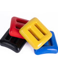Colorful weights from Beginner Friendly Dive Belt Kit With Weights, 4 Pockets And Quick Release Buckle, Four 1.1 lb Weights For Stable Buoyancy