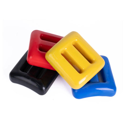 Colorful weights from Beginner Friendly Dive Belt Kit With Weights, 4 Pockets And Quick Release Buckle, Four 1.1 lb Weights For Stable Buoyancy