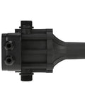 Side view of Automatic Water Pressure Controller Switch 220V for self-priming pumps, garden pumps, and centrifugal pumps.