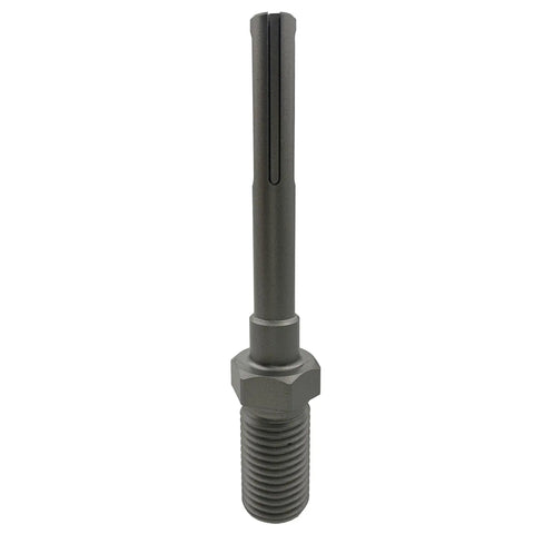 One And A Quarter Inch To Seven Male SDS Max Core Drill Adapter For Core Bits Rotary Mode Only heat-treated steel side view