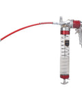 Beefed Up Heavy Duty Pneumatic Grease Gun 10000 12000 PSI With G1 Quarter Quick Connector And Pistol Grip side view