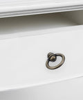 Drawer with Vintage Bronze Ring Cabinet Pull Handle With Screws For Kitchen Dresser Cupboard Furniture Hardware Retro Metal Ring Knob