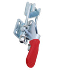 Snag This Awesome 4-Pack Of Heavy Duty Latch Style Metal Toggle Clamps For Serious Welding And Machining With A Rock Solid 360 Pound Holding Power That Keeps Your Projects Safe And Secure Every Single Time, red handle metal latch clamp