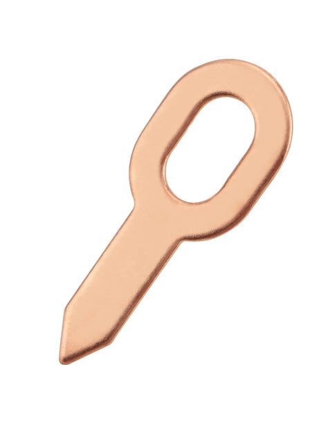 Single copper ring from Dent Puller Ring Kit 100 Pcs Pro Grade Heavy Duty Copper Ring Repair Tool for panel welder and spot welding machines.