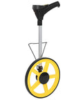 Ycauty Wheel Rangefinder with LCD Display Lightweight Measuring Wheel for Accurate Measurements on Roads 12.5inch, yellow wheel design
