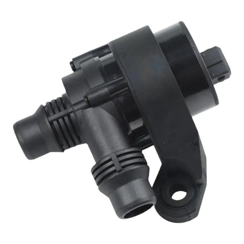 Black Auxiliary Water Pump For Engine Cooling System Replacement. High Performance Coolant Circulation Component. Durable Automotive Part. Upgrades Your Vehicle's Thermal Management With Reliable Flow Rates For Improved Heat Dissipation And Optimal