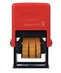 Adjustable Manual Date Coding Machine For Food Bag Label Packaging Print Expiration Dates Easy Gear Change 60 X 40 X 100Mm ABS plastic build with manual date wheel.