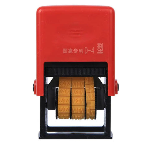 Adjustable Manual Date Coding Machine For Food Bag Label Packaging Print Expiration Dates Easy Gear Change 60 X 40 X 100Mm ABS plastic build with manual date wheel.