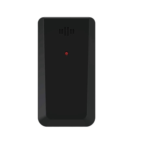 Front view of Wireless Outdoor Remote Sensor For 208665 Weather Station Indoor Outdoor Thermometer Replacement Humidity Sensor 200ft Transmission Range Battery Powered Black Easy Setup And Durable Signal.