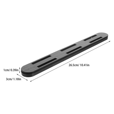 4 Pack Heavy Duty Drawer Slides 10.4 Inch Plastic Bottom Drawer Rails With Smooth Operation And Easy Install For Kitchen Cabinets And Bedroom Storage Boxes, 26.5cm black rail