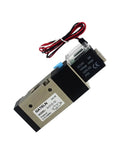Top Notch 12 Volt DC Solenoid Valve With 10mm Fittings For Pneumatic Directional Control Systems, showing 2-way design and electrical connections.