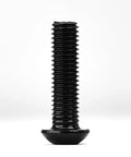 Built Tough As Nails M8 Button Head Socket Screws 45Mm X 1.25 Pitch 10.9 Alloy Steel Black Oxide Full Thread Fasteners close-up view