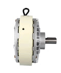 Side view of Pro-Grade Magnetic Powder Brake FZ6A-1 0.6kg Single-Axis High-Frequency Alloy Brake showing iron alloy housing.