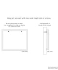 Diagram for hanging Grain Prep Cheat Sheet Wall Art In An Oversized Ebony Framed Giclee With Textured Finish Dope 16x20 Inch Print.