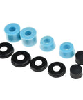 Skateboard Truck Rebuild Kit With Polyurethane Bushings Washers Pivot Cups And Shock Absorbers For 7 Inch Brackets in Blue Black