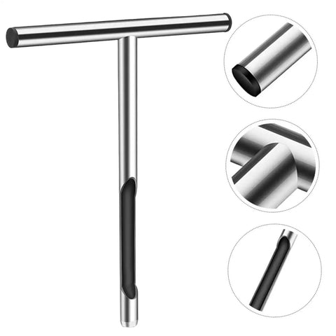 Stainless Steel Soil Sample Probe Tool With T Handle For Easy Field Soil Sampling, Lightweight And Portable Sampler with close-up