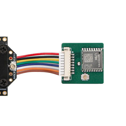 Ultra Low Power GNSS GPS Module For IoT Gear 2.8V To 4.3V, 18mA, circuit board with colored wires and connectors