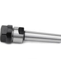 MT2 Collet Chuck Holder for CNC Milling, Taper Collet Arbor Adapter, shown in durable metal construction with straight shank