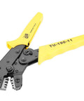 Ergonomic Chrome Vanadium Steel Crimp Plier With PVC Handle For Cable Crimping And AWG 28 18 Terminals Pro Grade Heavy Duty Tool