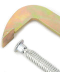 Heavy Duty Carbon Steel C Clamps And G Clamps For Woodworking Welding Jobs with heat-treated screw and metallic grip.