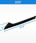 Automotive A-pillar front molding windshield outer trim, passenger side replacement for Ford Explorer, black plastic