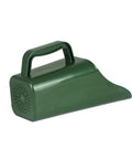 Green all purpose garden soil scoop for digging and moving soil with an ergonomic grip hand shovel handy plastic cultivation tool