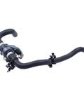 Premium Engine Coolant Hose Water Bypass Valve Direct Fit Replacement For Toyota Camry Rav4 Avalon black rubber hose with clamps.