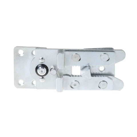 Hidden Sofa Hinge Bracket for Sectional Connectors, heavy duty iron, silver finish, detailed view