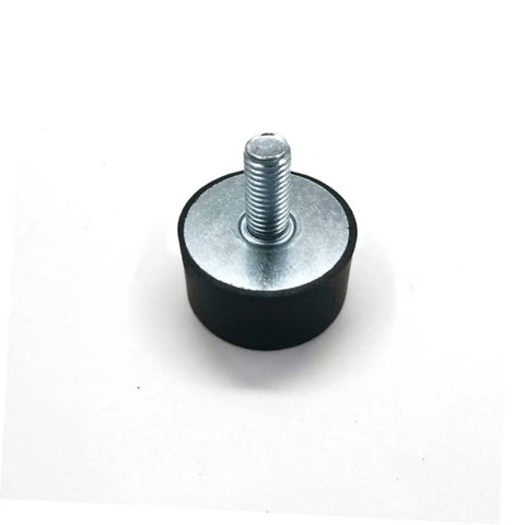 Top Tier Rubber Isolator Mounts For High Elasticity Vibration Dampening Pads To Knock Out Generator Shake and Motor Hum, rubber mount with steel threading.