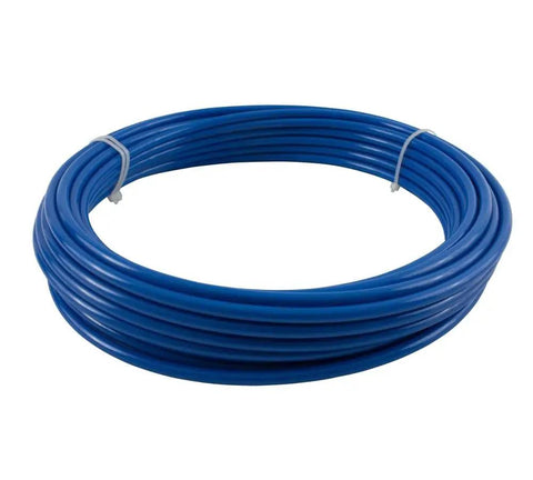 Coiled blue 3/8 Inch SAE J844 Nylon Air Brake Tubing 100 Feet Red Or Blue DOT Approved Heavy Duty Pneumatic Air Line Hose