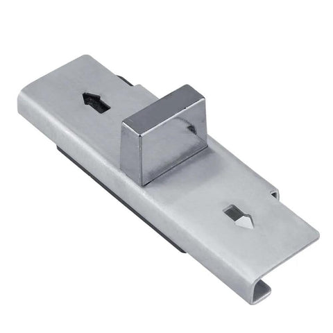 Public Restroom Privacy Door Bolt With Engaged Vacant Indicator And Zinc Alloy Handle, ideal for smooth 90-degree turn