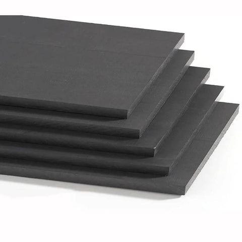 Stack of Black PEEK Board And Fiber Reinforced PEEK Rod Set For Pro Grade Projects Anti Static Engineering Material