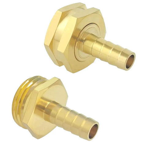 3/8 Inch Garden Hose Repair Kit With Brass Mender Ends Male And Female Connectors And Clamps For Leak Proof Outdoor Watering And Quick Fixes Durable Brass Fittings Compatible With 3/4 GHT