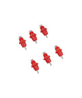 Twenty Pack No Fuss Automatic Chicken Water Nipple Drinkers Featuring Leak Proof Stainless Steel Tips And Quick Screw Mount For Poultry Flock Ducks Birds Easy Setup, red nipples.
