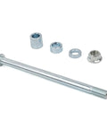 12mm 180mm Front And Rear Axle With Bush Kit For Dirt Bike Scooter Quad ATV Includes 1 Rear Axle And 3 Bushings 20mm 10mm 5mm on white