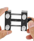 Handy Adjustable Watch Case Holder Vise For Wristwatch Repair, Metal Open Case Tool With Four Removable Pins, Non Slip Grips