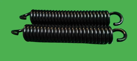 Heavy Hitting Extension Springs Pair Featuring Rock Solid High Tension Steel Construction With 8.5mm Wire Diameter And Secure End Hooks for garage door lifting.
