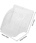 Waterproof Doorbell Rain Cover For Time Attendance And Fingerprint Devices PVC Protective Weatherproof Cover No Fuss Easy Install Keeps Rain And Snow Off Electronics And Components In Outdoor Settings, 15 x 13.8 cm