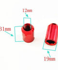 Locking Wheel Nuts Kit With 16 Pcs Secure Lug Screw Bolts For Cars And Race Rims Featuring Durable Steel Construction To Grip Tyres Tight And Keep Them Locked Down So You Can Cruisin Without Worry About Stolen Or Lost Hardware On The Road, red 12mm nuts