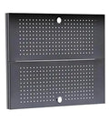 Wall pegboard organizer from Hella Tough Nine Piece Modular Garage Tool Storage System for efficient tool storage.