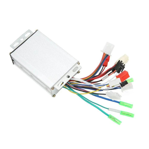 36/48V 350W Brushless DC Motor Speed Controller Aluminum Alloy E Bike Controller Replacement Part For Electric Bikes And Scooters Beefy Power Manager For A Smooth Responsive Ride