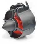 Beefy Underwater Thruster Max 24V 1080W Brushless Motor With CCW Three Blade Nylon Propeller in black and red