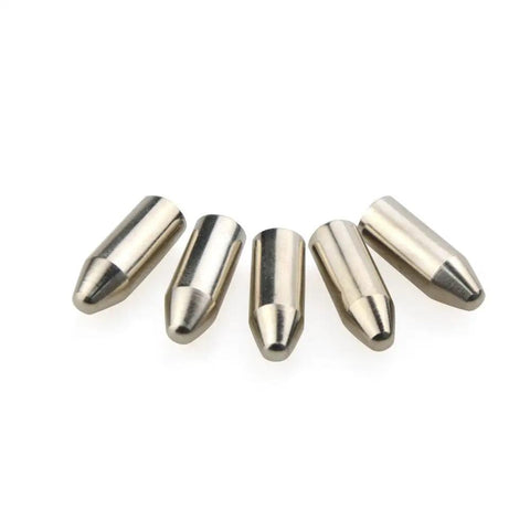 Kid Safe Glue On Archery Broadheads 7mm Target Arrowheads Not Sharp For Wood And Bamboo Arrows Durable Metal Practice Points