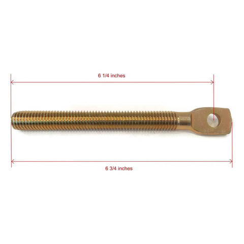 Snow Plow Trip Spring Eyebolt Kit For Western Fisher SnowEx Blizzard 23039 1302205 Includes Trip Spring Eyebolt Nuts And Lock Washer Ideal For Easy Install And Reliable Blade Lift. 6 1/4 inch threaded eyebolt with 6 3/4 inch overall length