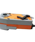 Top Shelf Ventilation Rotary Actuator Featuring Heavy Duty 10 Nm Torque Motor And Dead On 75 Second Cycle For Slick Airflow Control In Modern Duct Systems With Zero Hassle Or Breakdowns, side view showing the compact design.