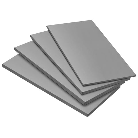24 Pack Welding Practice Kit With 2x4 Inch Coupons In 9 Gauge, 11 Gauge, 14 Gauge, 16 Gauge Mild Steel, stacked plates