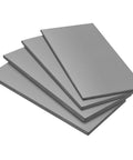 Stacked metal sheets from 12 Pack Welding Practice Kit With 2 By 4 Inch Coupons In 9 11 14 16 Gauge Mild Steel, 3 Pieces Each